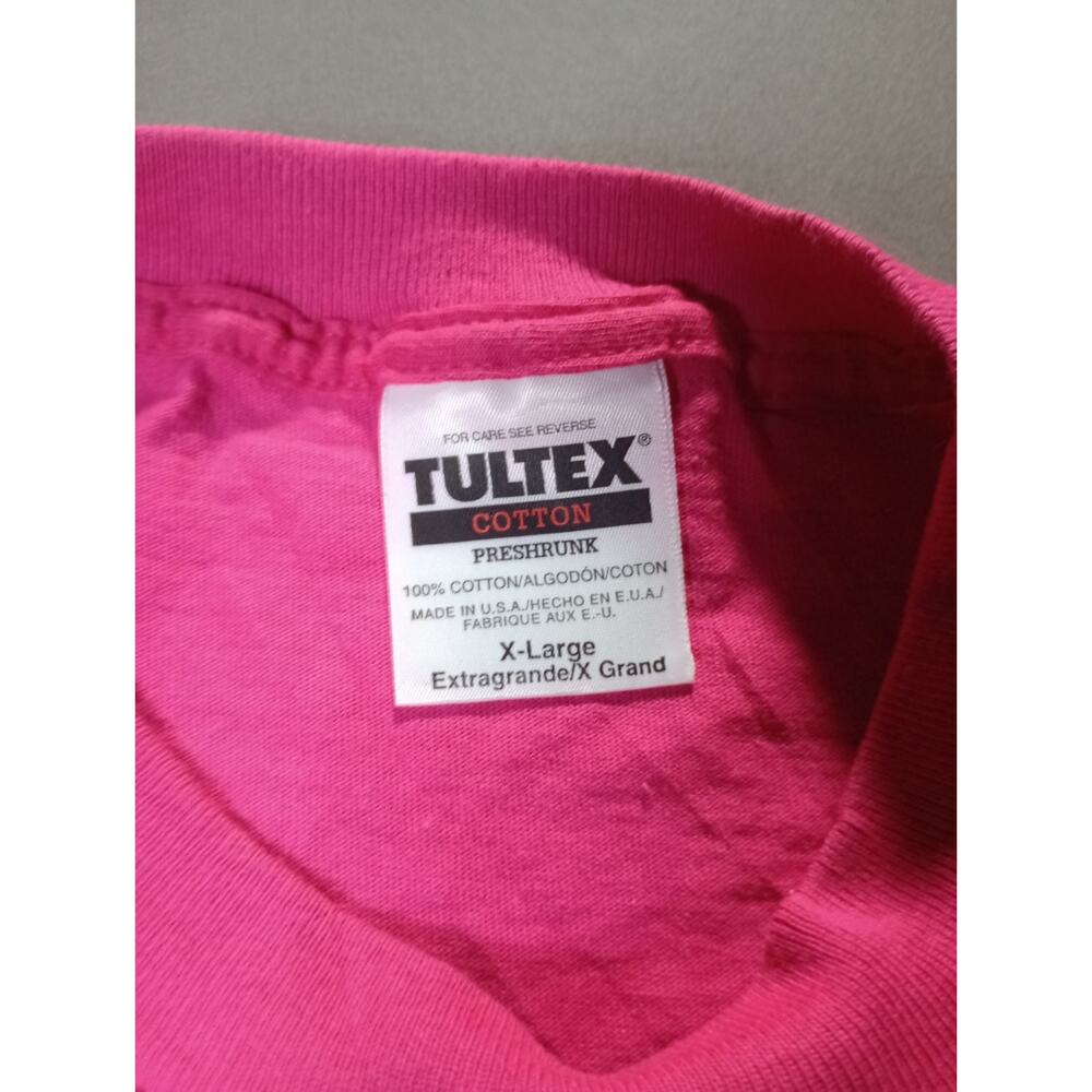 Tultex SeaWorld Orca Graphic Print T Shirt Men's Size XL Pink - Picture 3 of 6